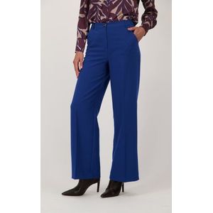Blauwe wijde broek