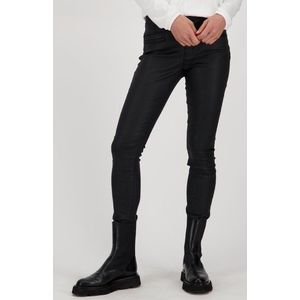 Zwarte gecoate jeans - Slim fit