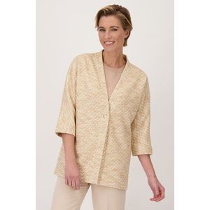 Beige vest met lurex