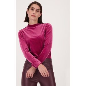 Souspull in fuchsia velvet