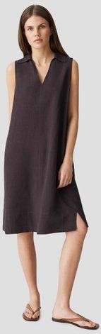 OPUS - Wika - Knielange Jurk - Viscose - A-lijn