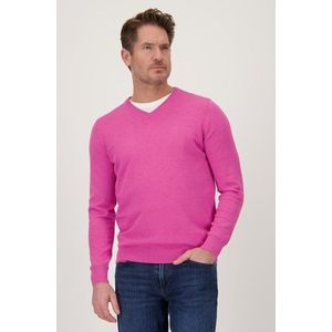 Roze trui met V-hals