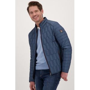 Blauwe licht gewatteerde jas