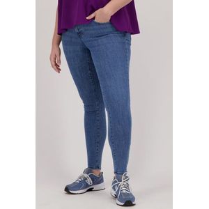 Mediumblauwe skinny jeans - L32