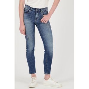 Blauwe jeans met steentjes - Skinny fit