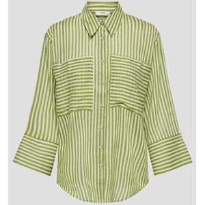 Groene gestreepte blouse