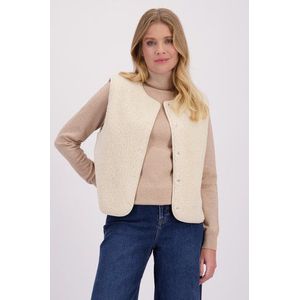 Beige bodywarmer - Omkeerbaar