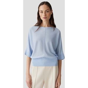 Opus - Lichtblauw Gebreid Truitje met Vleermuismouw