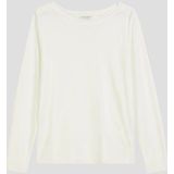 Marc O'Polo - Shirt - Wit - Lange Mouw - Normale Pasvorm