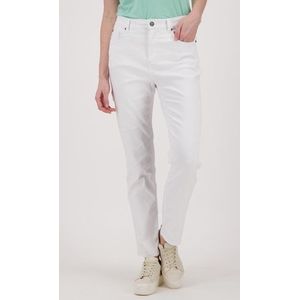 Witte jeans met elastische taille - comfort fit