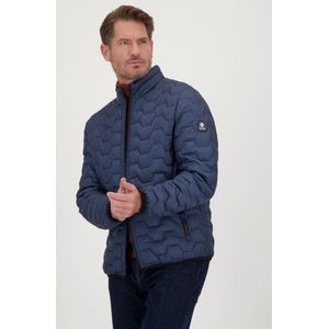 Blauwe licht gewatteerde jas