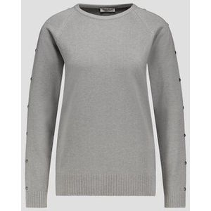 Lichtgrijze trui met studs