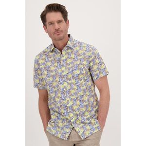 Hemd met bladerprint - Regular fit