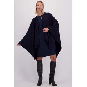 Navy poncho