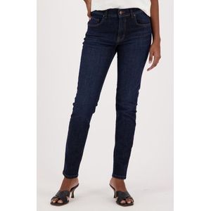 Angels - Skinny Jeans - Blauw - 5-Pocketmodel - Knop en Rits