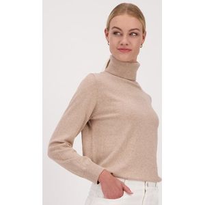 Fijn beige truitje met rolkraag