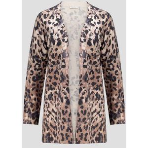Cardigan met panterprint