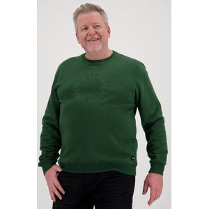 Groene sweater met ronde hals
