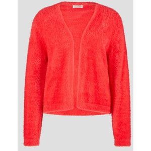 Rode cardigan zonder knopen