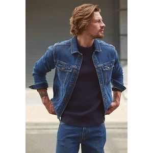 Blauwe jeansvest