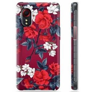 Samsung Galaxy Xcover 5 TPU Hülle - Vintage Blumen