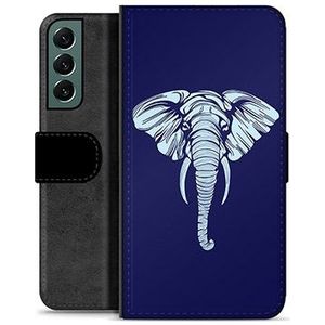 Samsung Galaxy S22+ 5G Premium Schutzhülle mit Geldbörse - Elefant