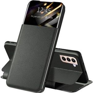 Samsung Galaxy S22 5G Front Smart View Flip Case - Schwarz