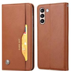 Card Set Serie Samsung Galaxy S23 5G Wallet Hülle - Braun