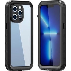 Redpepper Dot+ iPhone 13 Pro Wasserdichte Hülle - IP68 - Dunkelgrau / Schwarz