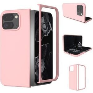 Google Pixel 9 Pro Fold Gummierte Kunststoff Hülle - Rosa