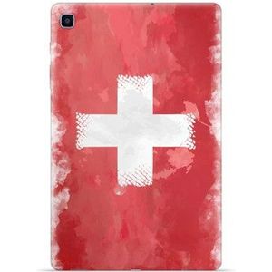 Samsung Galaxy Tab S6 Lite 2020/2022 TPU Hülle - Schweizer Flagge