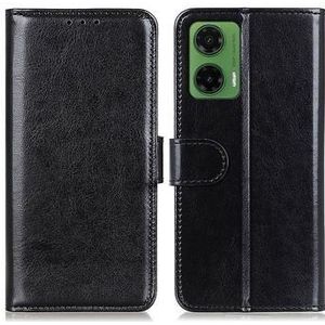 Motorola Moto G35 Wallet Schutzhülle mit Magnetverschluss - Schwarz