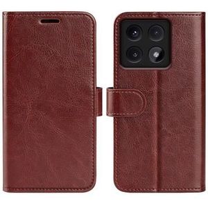 Xiaomi 14T Wallet Schutzhülle mit Magnetverschluss - braun