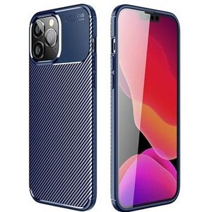 Beetle Karbonfaser iPhone 14 Pro Max Hülle - Blau