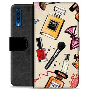 Samsung Galaxy A50 Premium Schutzhülle mit Geldbörse - Makeup