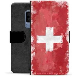 Samsung Galaxy S9+ Premium Schutzhülle mit Geldbörse - Schweizer Flagge