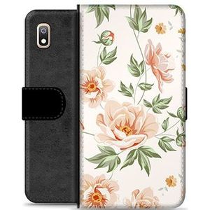 Samsung Galaxy A10 Premium Schutzhülle mit Geldbörse - Blumen