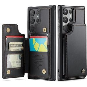 Samsung Galaxy S25 Ultra Caseme C22 Hülle RFID Kartenetui - Schwarz