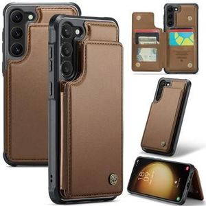 Samsung Galaxy S23+ 5G Caseme C22 Hülle RFID Kartenetui - Braun