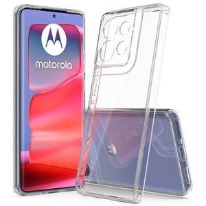 Motorola Edge 50 Neo Kratzfest Hybrid Hülle - Durchsichtig