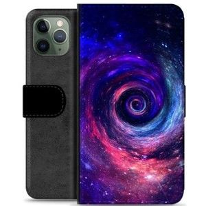 iPhone 11 Pro Premium Schutzhülle mit Geldbörse - Galaxie