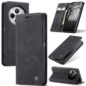Xiaomi Redmi 14C Caseme 013 Serie Schutzhülle mit Geldbörse - Schwarz