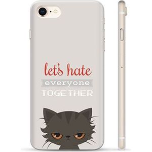 iPhone 7/8/SE (2020)/SE (2022) TPU Hülle - Böse Katze