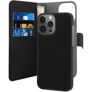 Puro 2-in-1 Magnetische iPhone 13 Pro Max Wallet Hülle - Schwarz