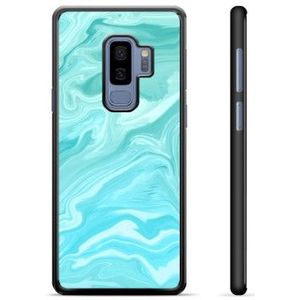 Samsung Galaxy S9+ Schutzhülle - Blauer Marmor