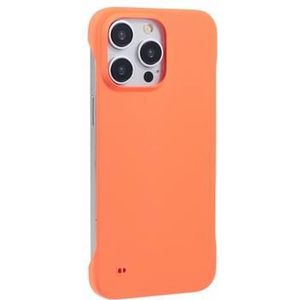 iPhone 16 Pro Rahmenlose Kunststoff Hülle - Orange