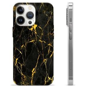 iPhone 13 Pro TPU Hülle - Goldener Granit