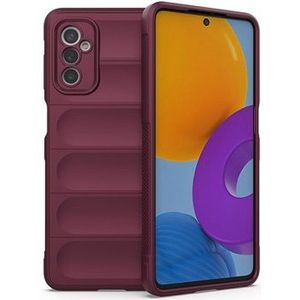 Rugged Serie Samsung Galaxy M52 5G TPU Hülle - Weinrot