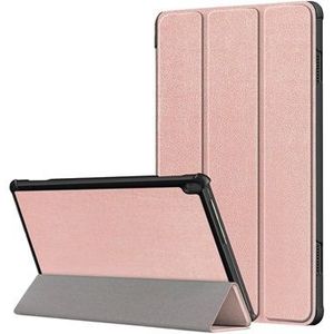 Tri-Fold Series Lenovo Tab M10 Smart Folio Hülle - Roségold