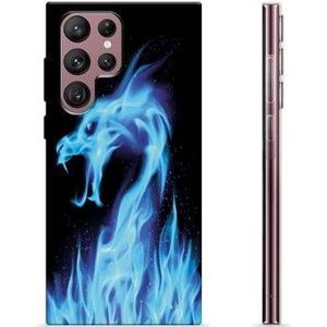 Samsung Galaxy S22 Ultra 5G TPU Hülle - Blauer Feuerdrache